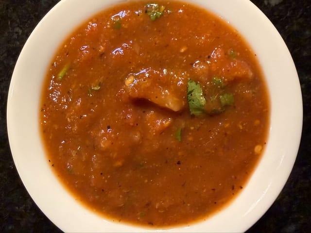 Side Spicy Salsa.