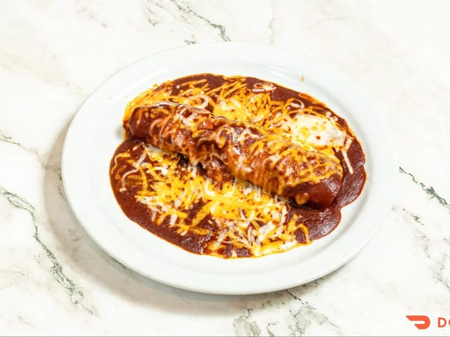 Beef or Chicken Enchilada.