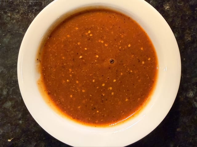 Side Tomatillo Sauce.