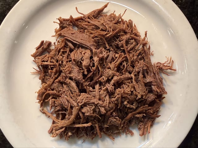 Order Shredded Beef.