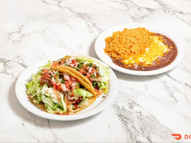 Shrimp or Fish Soft Taco Plate.